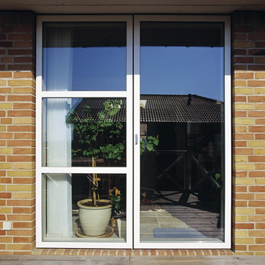 Casement door + sidelight with 54mm energy glazing bars